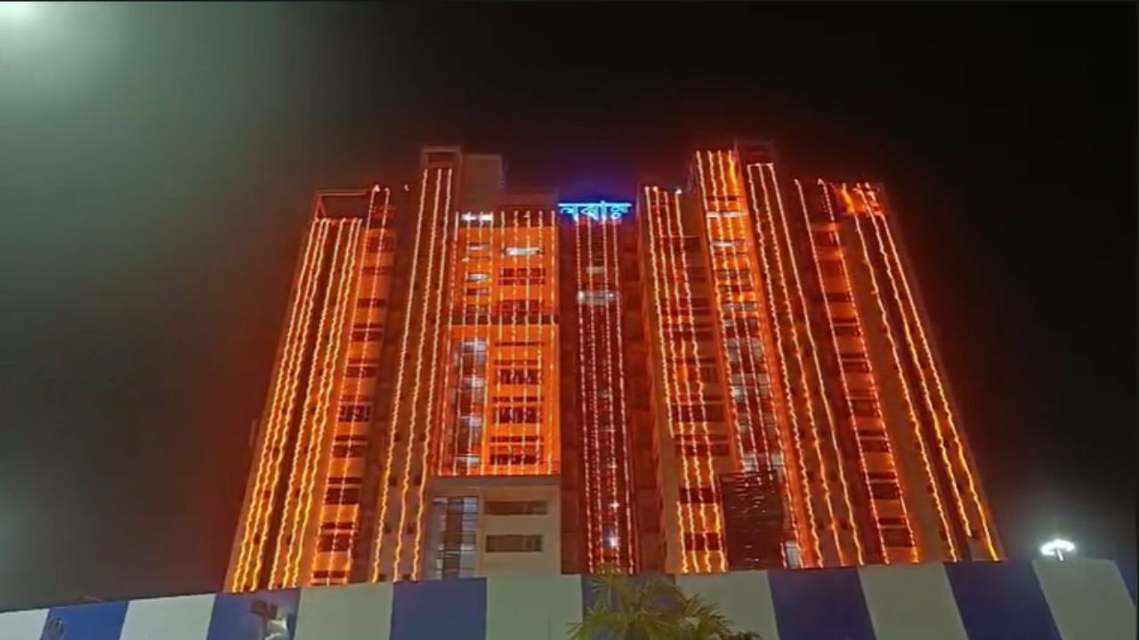 Saffron-Lit Nabanna Signals Shift as CM Suvendu Adhikari Begins First Workday