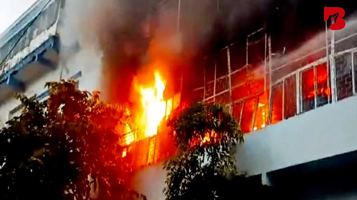 Massive Fire Breaks Out at Sealdah ESI Hospital, Elderly Woman Dies from Smoke Inhalation