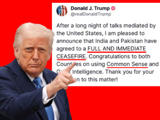 India and Pakistan Agree to Immediate Full Ceasefire, Announces Donald Trump