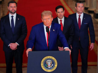 Trump delivers a chilling warning from the White House — more devastating targets in Iran are “ready to be hit.”