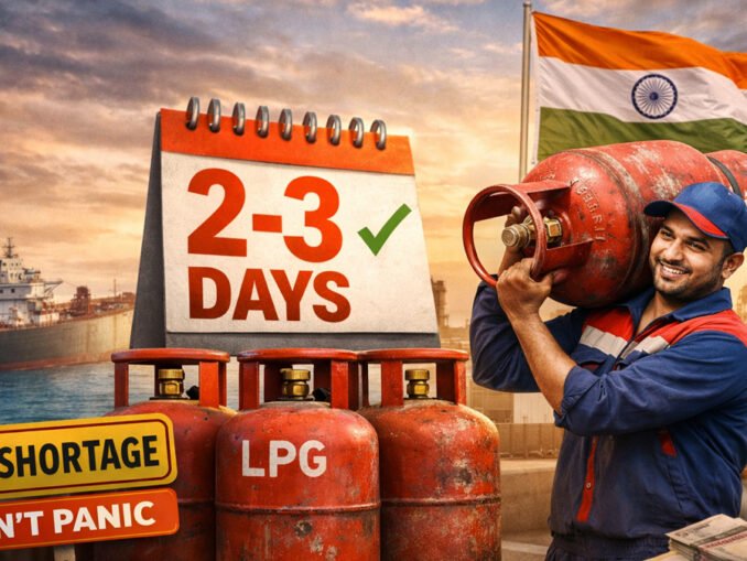 No LPG Shortage: Centre Assures Cylinder Delivery Within 2–3 Days, Urges People Not to Panic