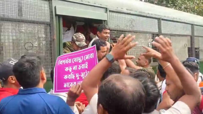 64 Arrested as Civil Defence Protest March to Nabanna Sparks Clashes