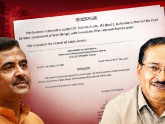 Ex-EC Observer Subrata Gupta Appointed Adviser to CM Suvendu Adhikari
