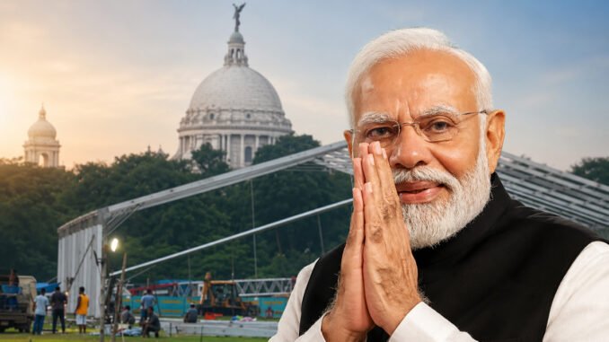 PM Modi Visit: Kolkata Imposes Traffic Curbs, Goods Vehicles Banned for 16 Hours