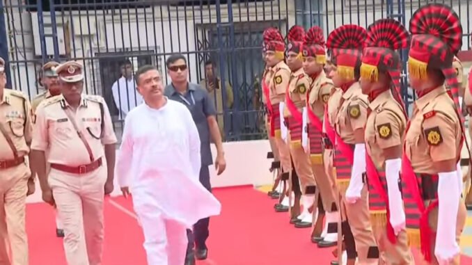 CM Suvendu Adhikari Receives Grand Guard of Honour at Nabanna Before First Cabinet Meet