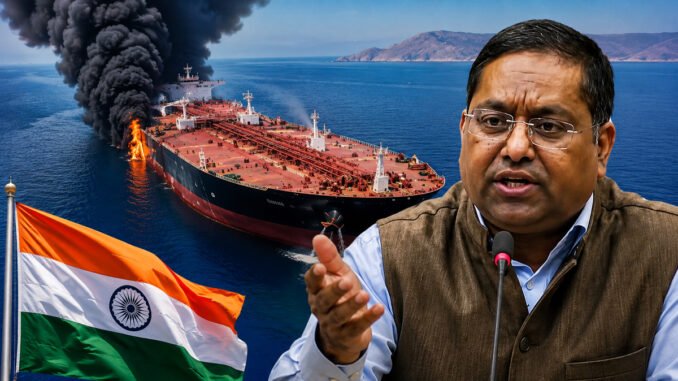 India Condemns Attack Near Hormuz After Indian-Flagged Vessel Sinks Off Oman Coast