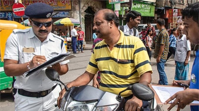 Kolkata Police Launch Helmet Crackdown, Over 3,300 Riders Caught in Just Three Days